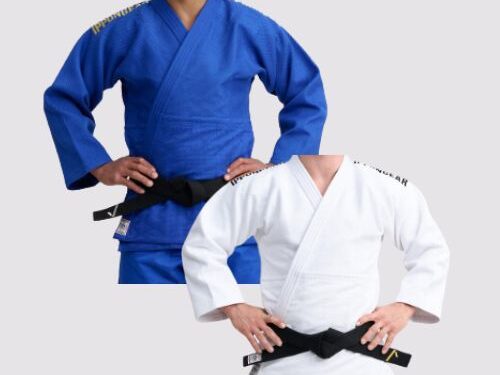 IJF Uwagi (JACKE) WEIß/BLAU für Wettkämpfer