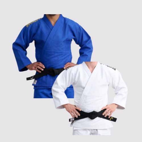 IJF Uwagi (JACKE) WEIß/BLAU für Wettkämpfer