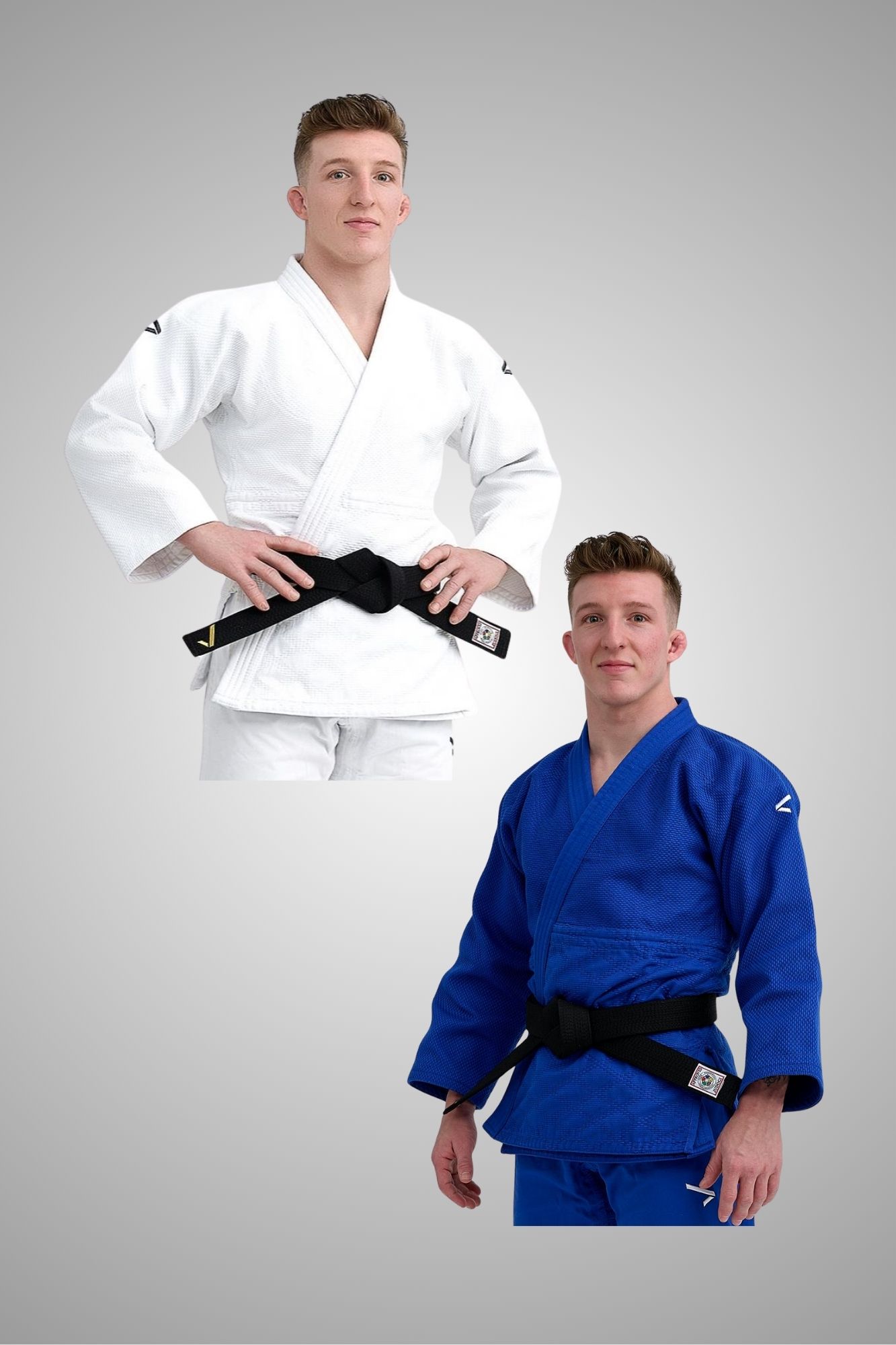 JUDOJACKE (Uwagi) weiß/blau Jugend & Breitensport